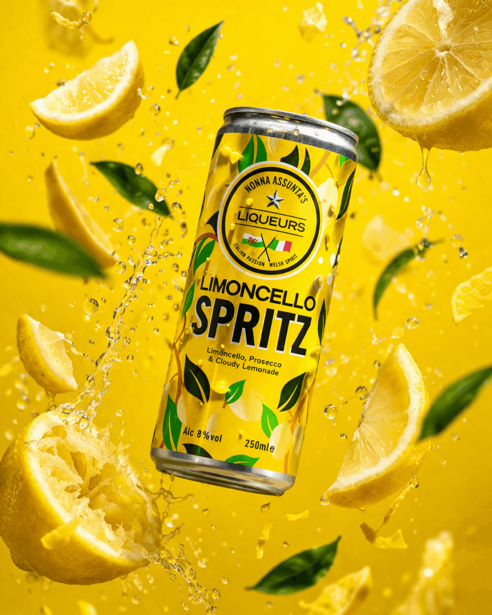 Nonna Assunta: 6 x Limoncello Spritz 250ml cans