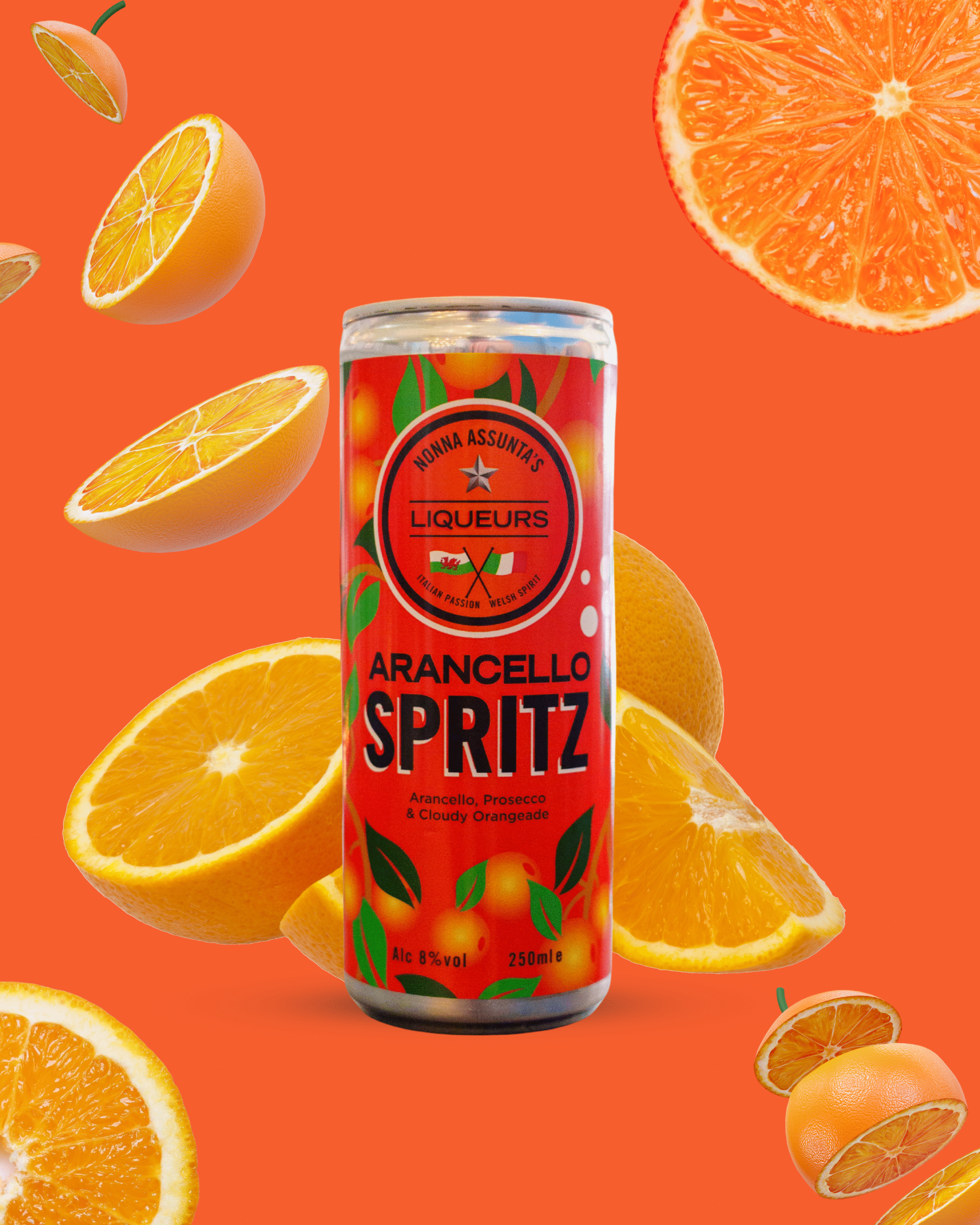 Nonna Assunta's Arancello Spritz Can 250ml